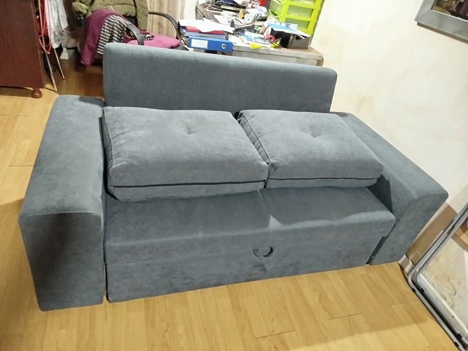Sofá (cama)  Mira Cinzento