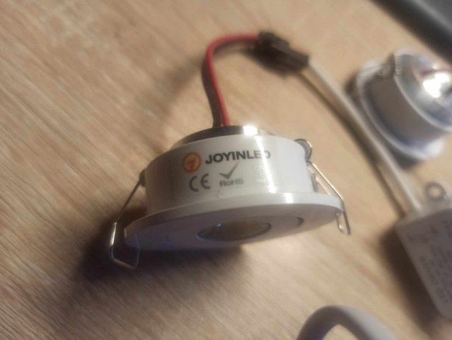 Zestaw 10x mini oczko LED 3W z zasilaczami