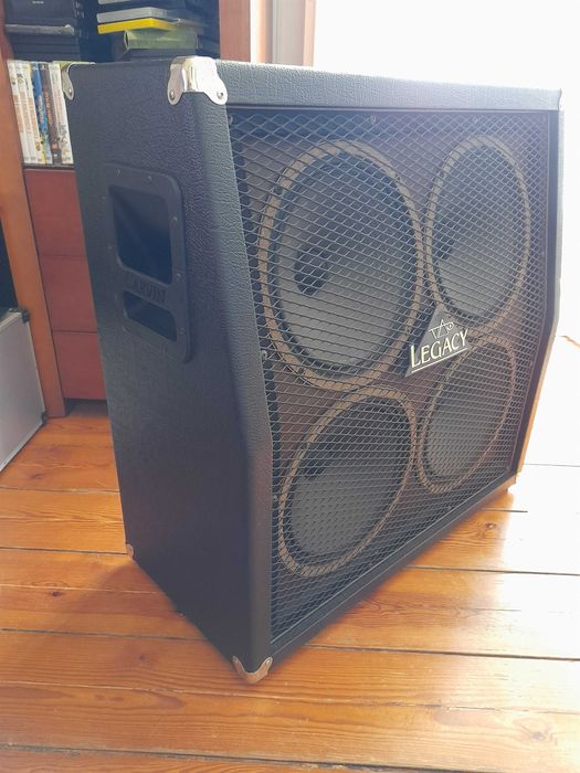 Coluna guitarra 4X12 Carvin Legacy C412 (Modelo Steve Vai) / Greenback