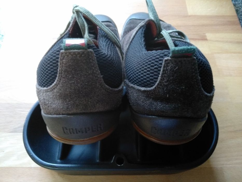 CAMPER | sapatos camurça castanhos