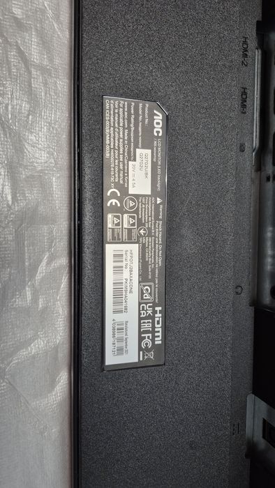 Monitor 27 cali AOC Q27G2U, 144 Hz, 1 ms