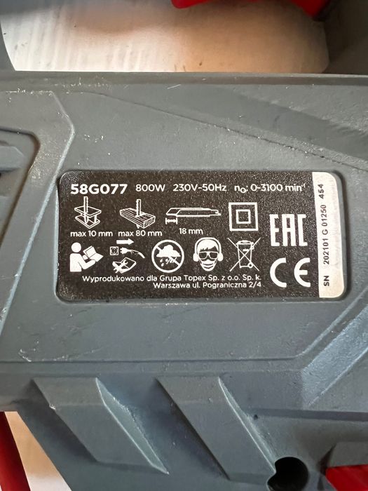 Piła wyrzynarka Graphite 58G077