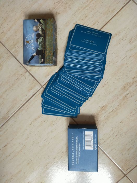Gra karciana Footballu Trivia Set Piłka nożna