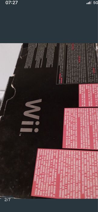 Caixa consola Nintendo Wii