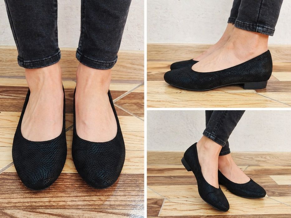Buty baleriny smoothly r.37 czarne