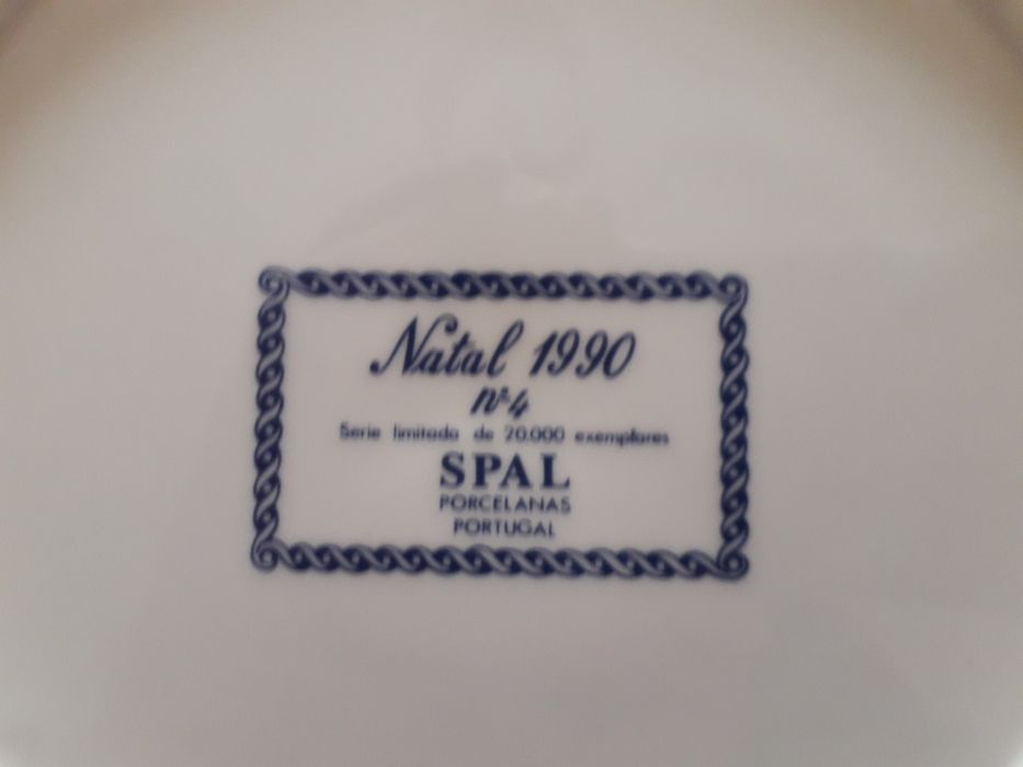 Pratos natalícios da marca Spal