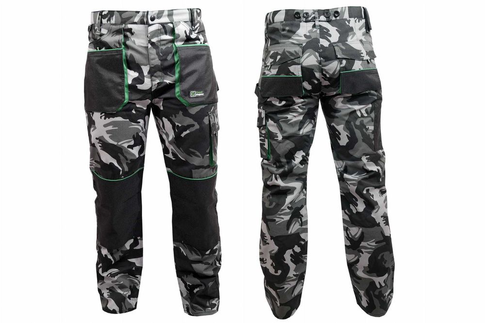 Spodnie robocze do pasa moro