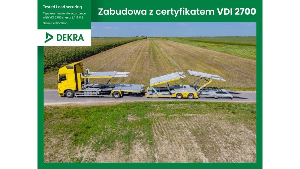 Volvo FH18  MODULO 6 / autotransporter / Blyss / VDI 2700 / producent /