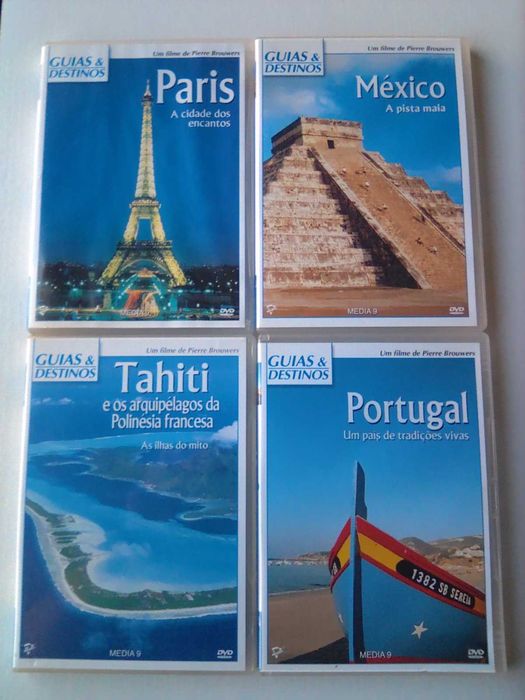 DVDs Guides and Destinations (Paris, Tahiti, Mexico, Portugal)64738673936131120
