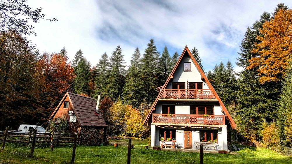 Chata w górach na warsztaty