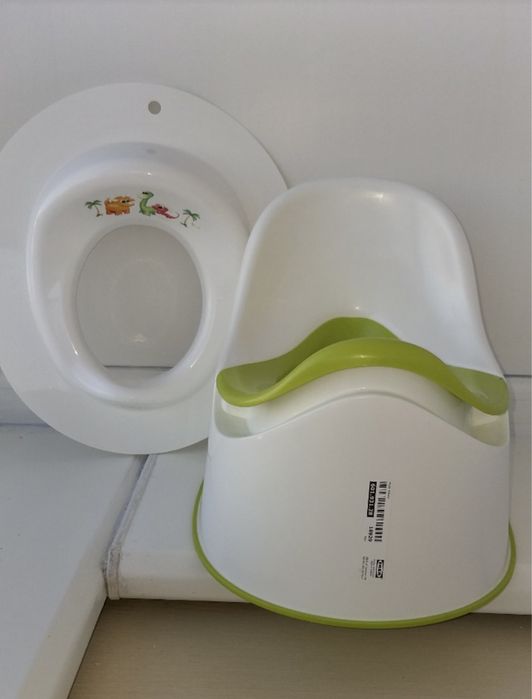 Горшок для девочки розовый maltek baby Новый!