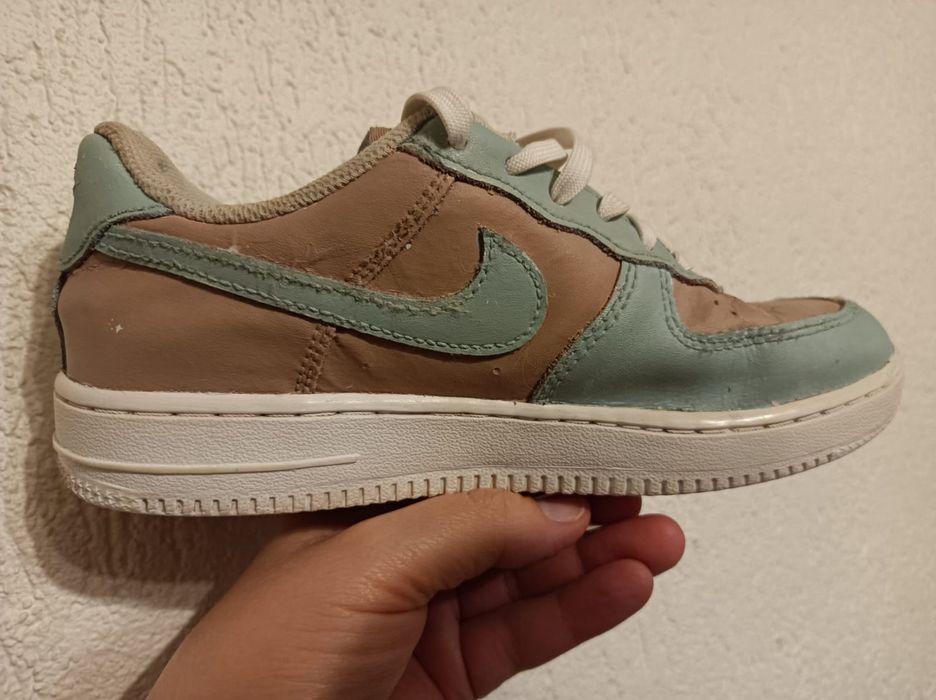 Nike Air Force  -skorzane adidasy 34