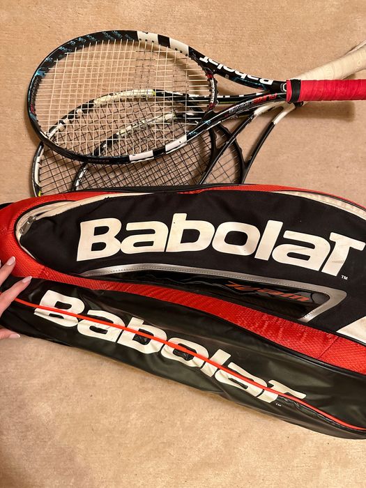 Zestaw tenisowy Plecak Babolat + 7 Rakiet (2x Head Graphene XT Speed)
