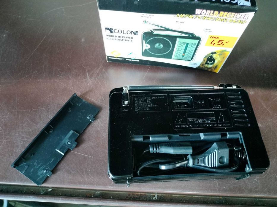 turystyczne RADIO PRZENOŚNE FM SIECIOWE kuchenne golon radio solidne