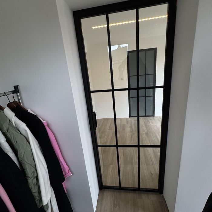 Drzwi Loft ze stali malowane proszkowo