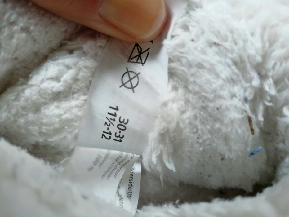 Kapcie pluszowe Jednorożec