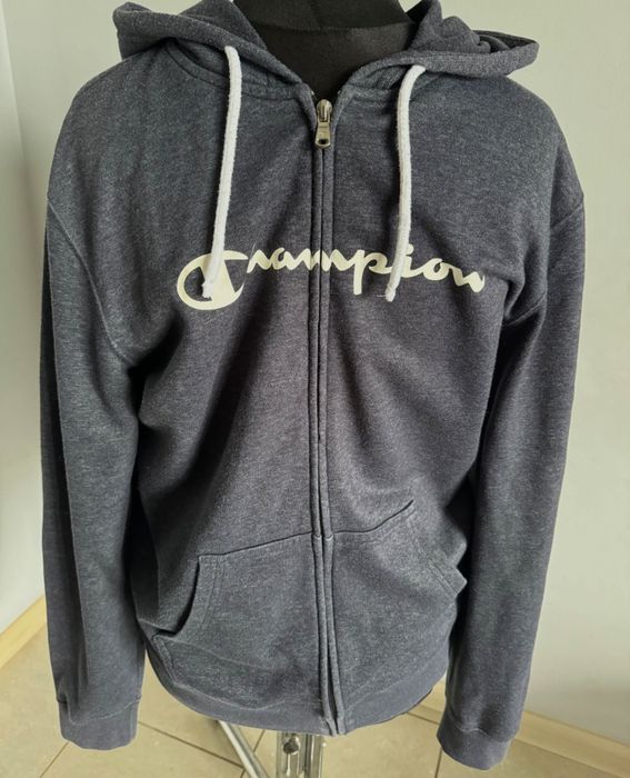Champion bluza rozpinana kangurka , bawełniana  z kapturem M/L uniseks