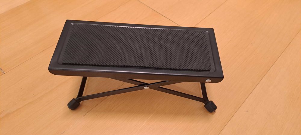 Apoio de pé para guitarra preto