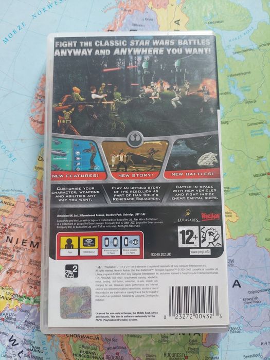 Gra sony psp star Wars renegade squadron