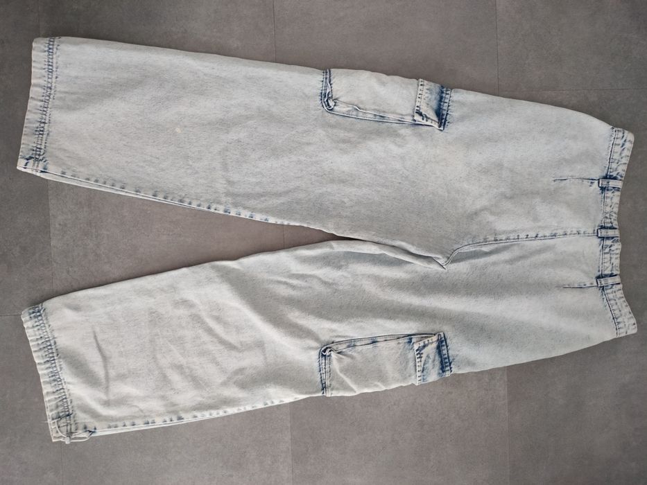 Spodnie jeansowe CROP DENIM S