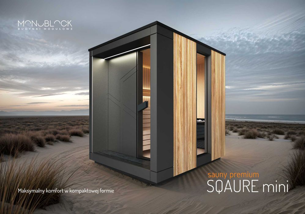 Sauna ogrodowa zewnętrzna