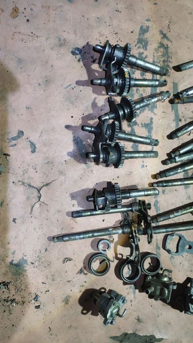 Продам вал кпп,вал кик стартера 125-250 кубов и дожигатель смеси