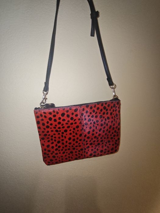 Nowa torebka czerwona panterka