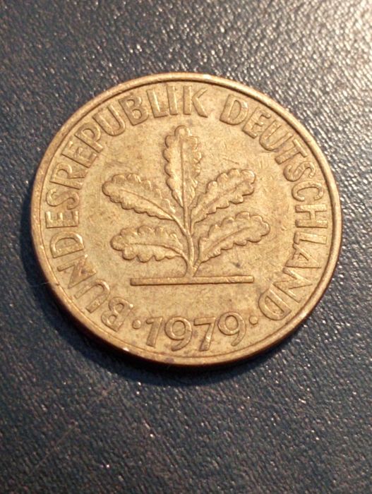 3 moedas 2 e 10 Pfennig Alemanha - Germany	1971. 1981, 1979 - Belas*