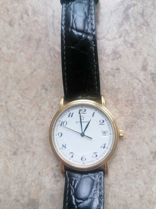 Eterna Goldcape 14K zegarek męski