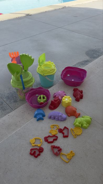 Conjunto de brinquedos de praia