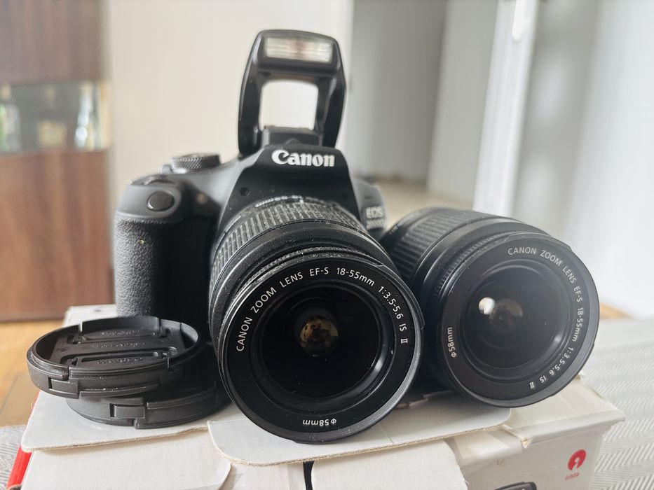 Lustrzanka Canon EOS 2000D zamienie