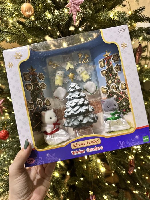 Sylvanian Families Winter Carolers Різдвяний набір коти Сільванія