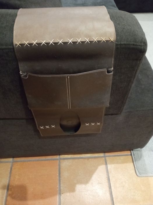 Suporte para revistas e comandos TV para sofá