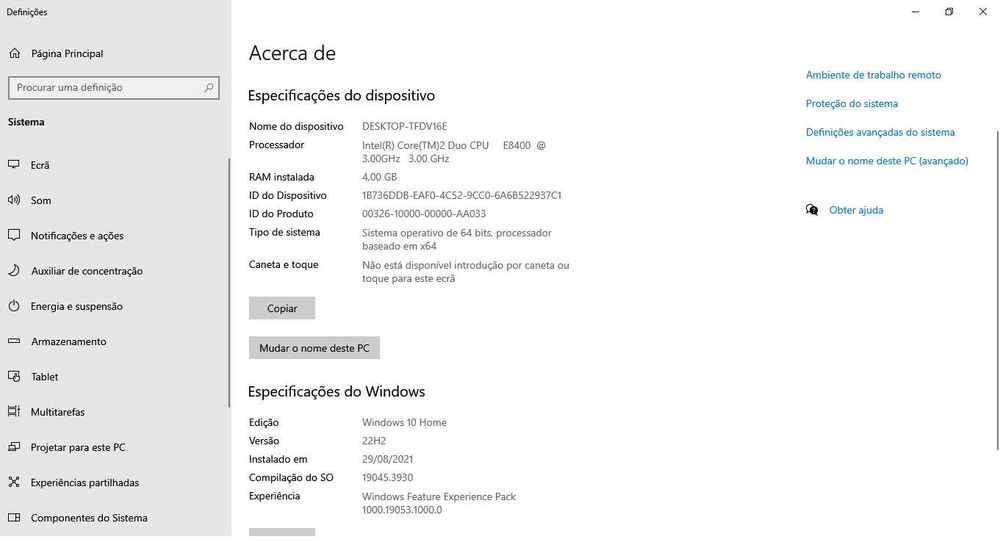 PC Desktop Intel + Portátil Acer Extensa