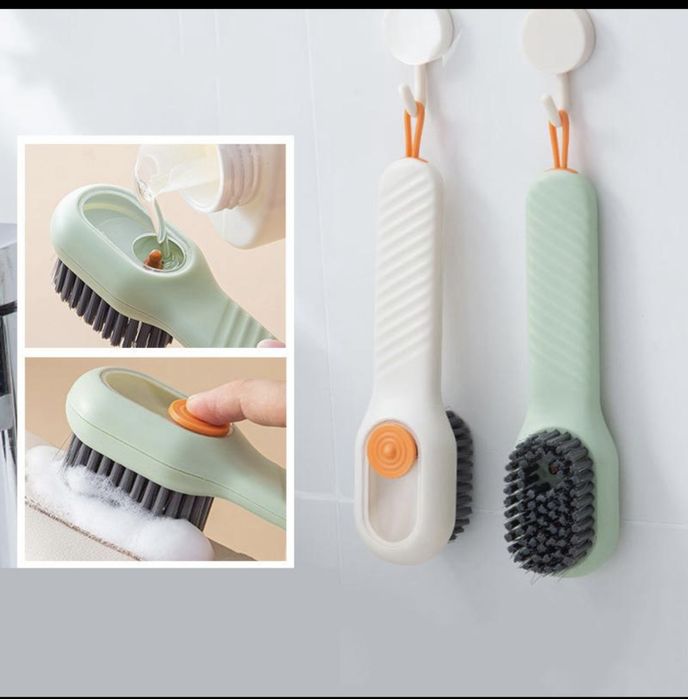 Щетка для обуви посуды с дозатором