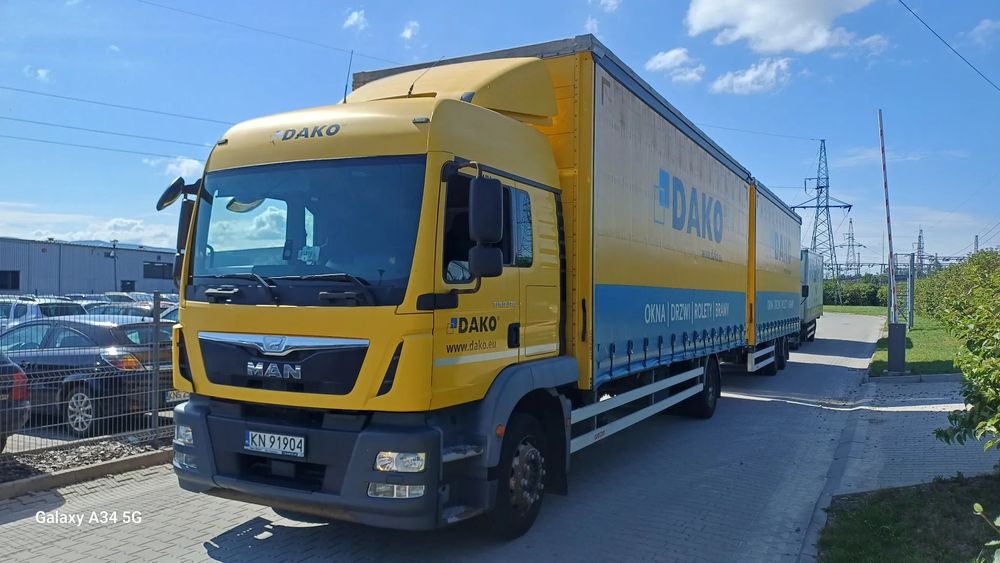 MAN TGM  Cena za zestaw (87000 NETTO)/pierwszy właściciel/oryginalny przebieg