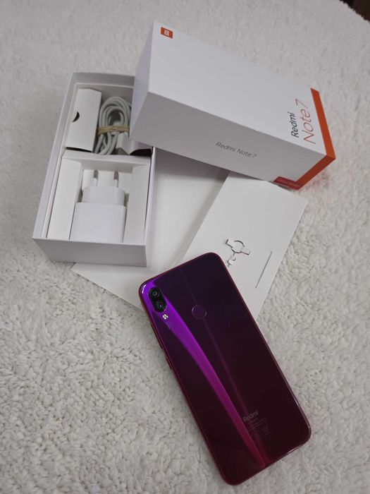 Xiaomi Redmi Note 7 64gb com vidros proteção, capas e carrregador
