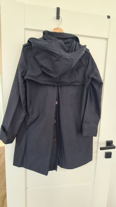 Granatowy płaszczyk Zara roz. M