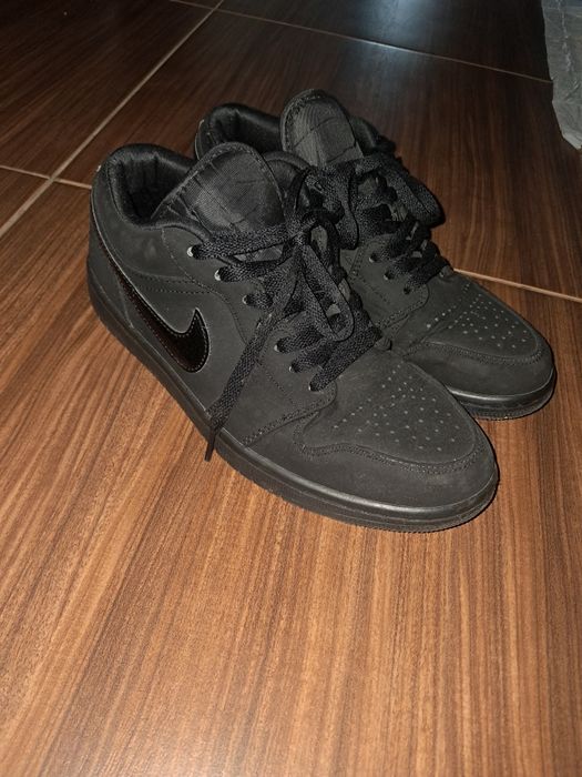 Кросівки чоловічі Air Jordan 1 Low Triple Black.
