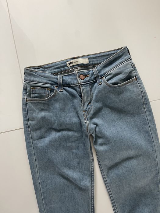 Spodnie skiny Levis spodnie damskie