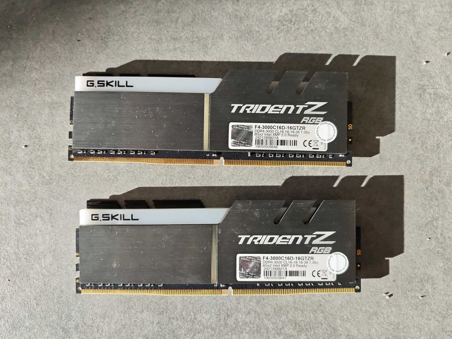 G.Skill Trident Z RGB, DDR4, 16 GB(2x8GB), 3000MHz, CL16