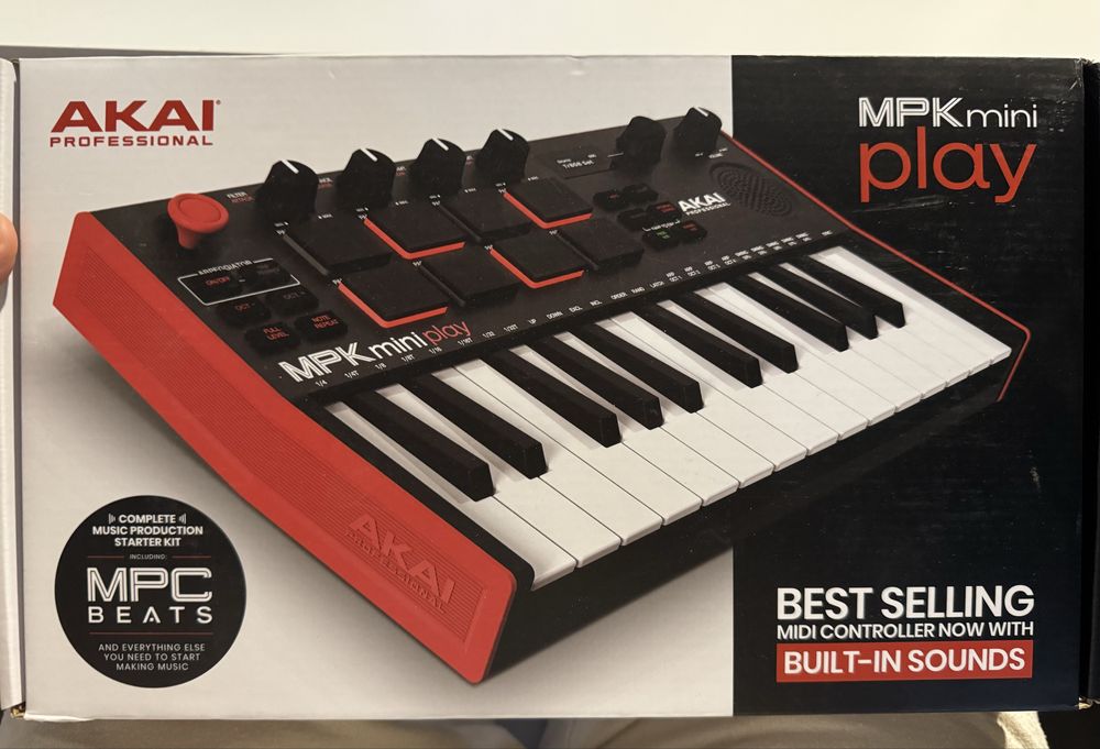 MIDI клавіатура Akai MPK Mini Play MK3 (IKLAKIMID0014)