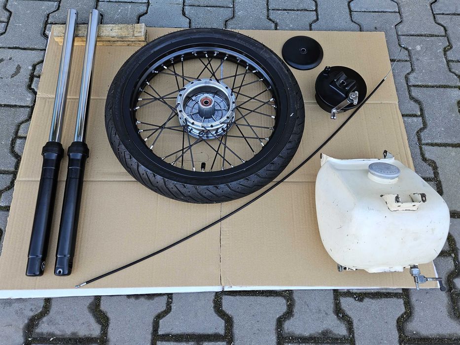 Części Simson S51 SR50 koło lagi teleskopy zbiornik paliwa szczęki