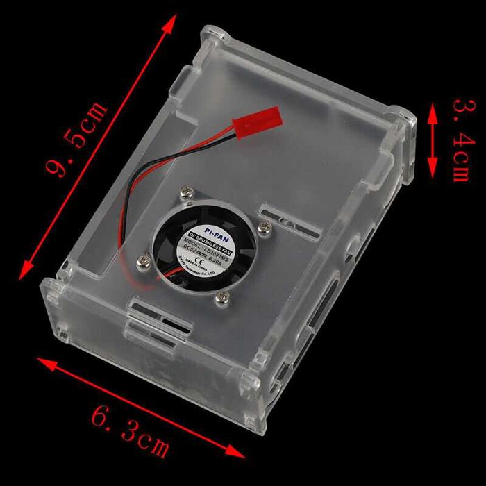 Caixa com cooler para Raspberry Pi 4