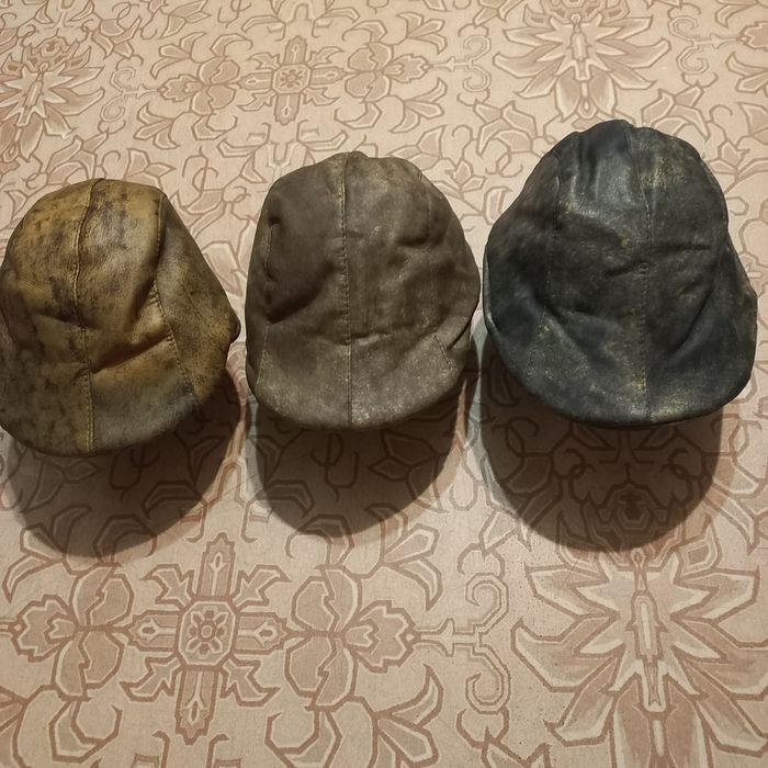 Шкіряні зимові чоловічі кепки