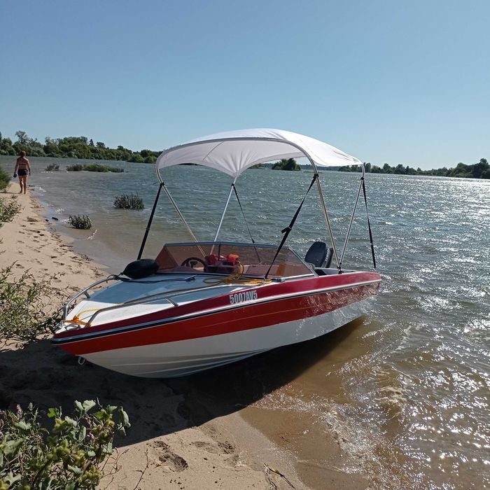 Barco fibronautica 4 m com reboque
