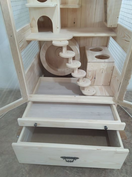 Вітрина клітка для шиншил білок звичайних дегу