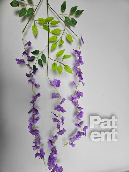 Wisteria fioletowa glicynia sztuczna girlanda dekoracja 12 sztuk