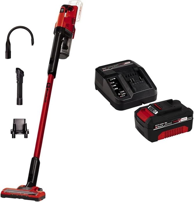 Aspirador Vertical 18V Einhell 2 em 1,inclui Carregador + Bateria Novo