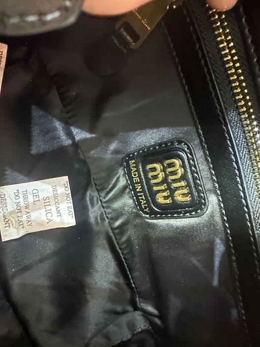 Сумка шкіряна miu miu